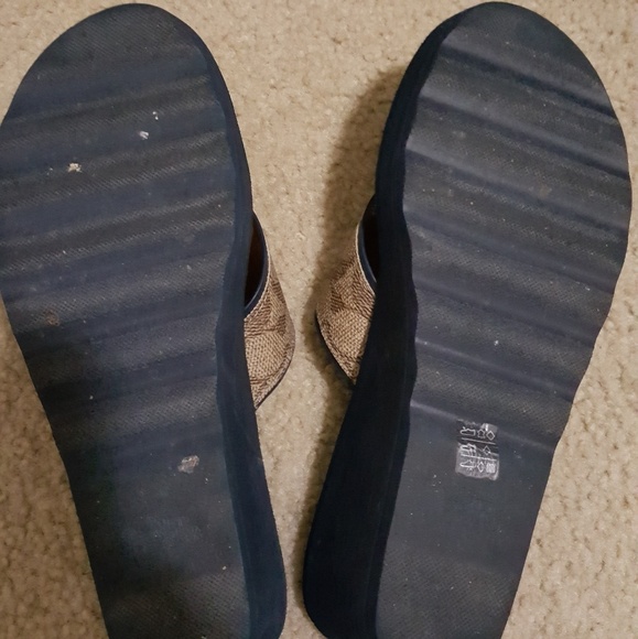 Coach Slippers Navy Blue - Picture 3 of 4